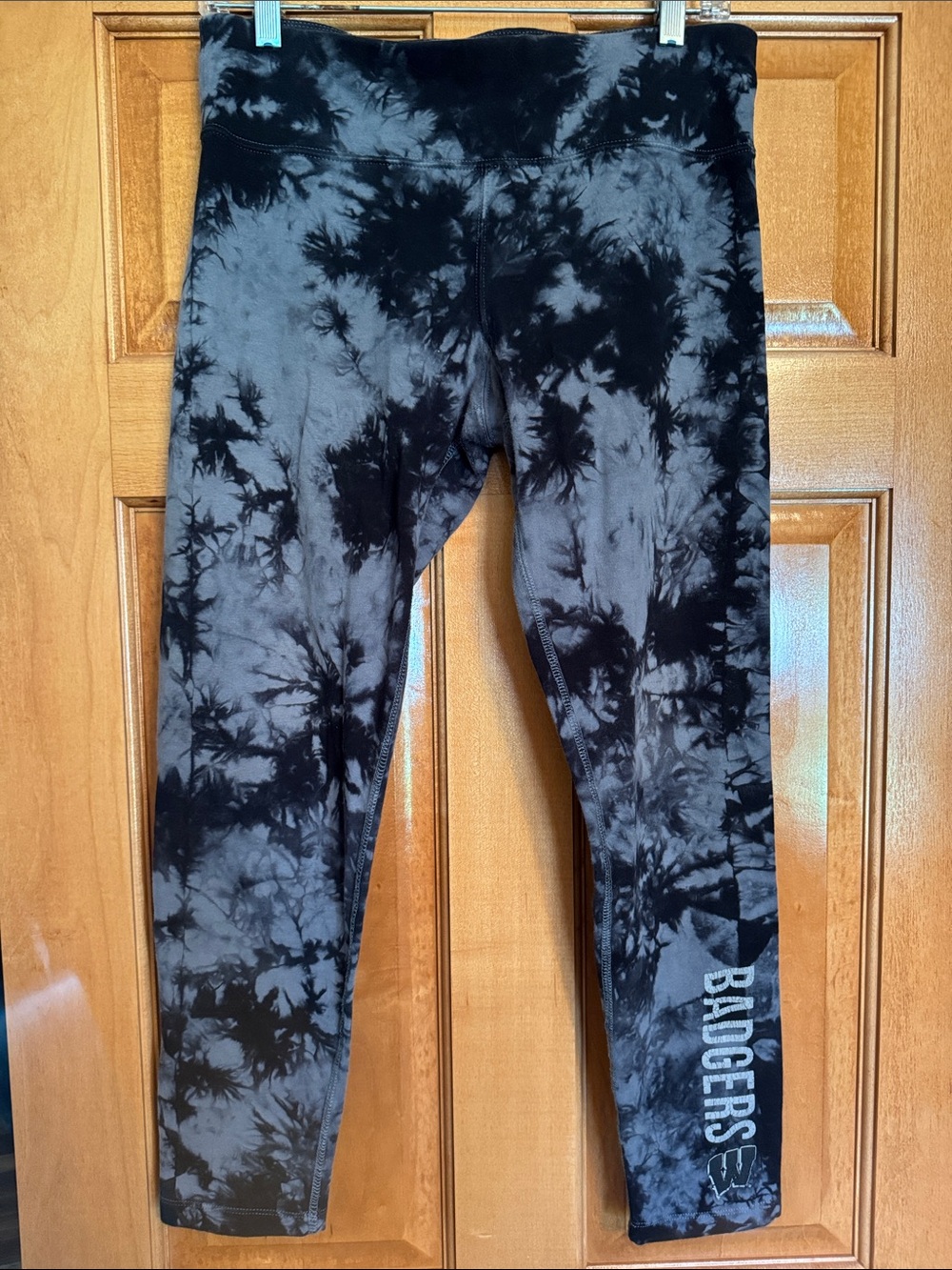 Women’s UW Badgers Tie-Dye Leggings - Large